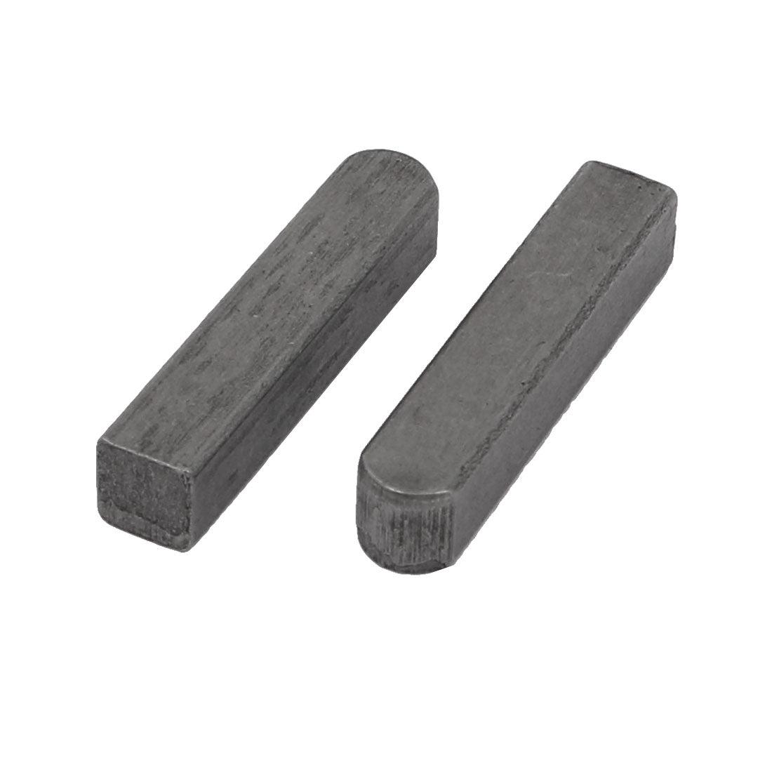 Harfington 25mmx5mmx5mm Carbon Steel Key Stock Keystock Gray 25pcs