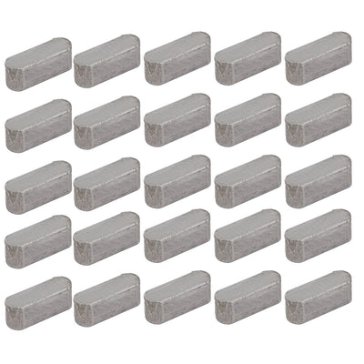 Harfington 14mmx5mmx5mm Carbon Steel Key Stock Keystock Gray 25pcs
