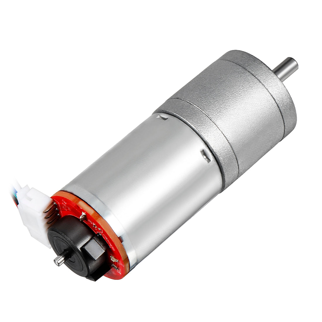 Harfington 171:1 Gearmotor with Encoder DC 12V 25RPM Encoder Gear Motor 25Dx55L mm