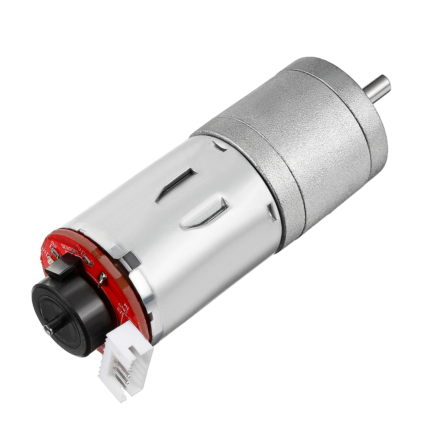 Harfington 171:1 Gearmotor with Encoder DC 12V 25RPM Encoder Gear Motor 25Dx55L mm