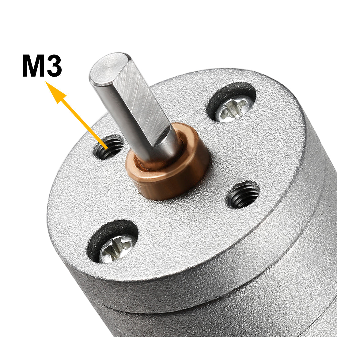 Harfington 171:1 Gearmotor with Encoder DC 12V 25RPM Encoder Gear Motor 25Dx55L mm