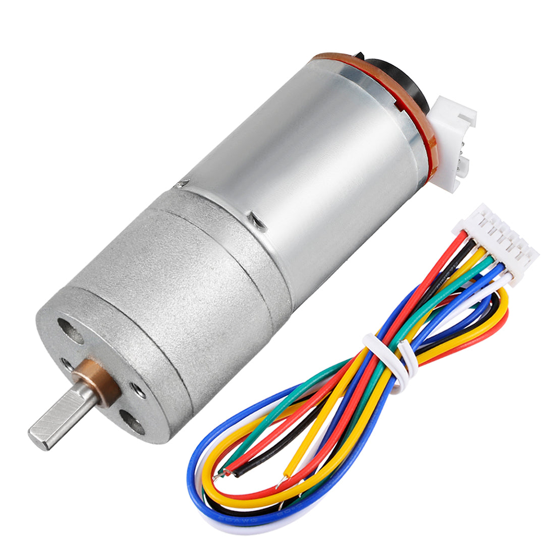 Harfington 171:1 Gearmotor with Encoder DC 12V 25RPM Encoder Gear Motor 25Dx55L mm