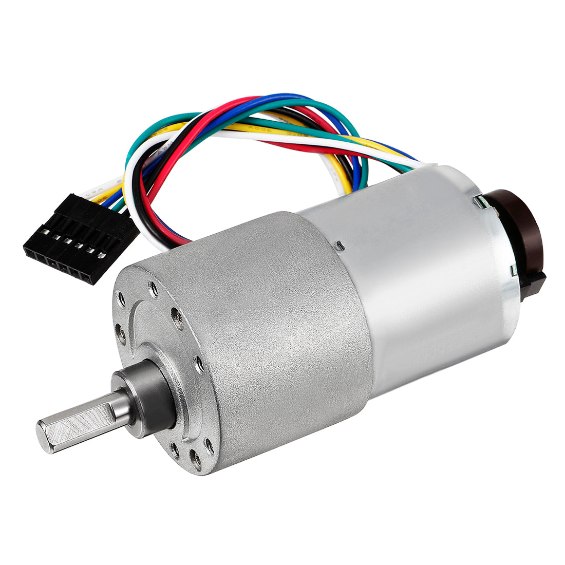 Harfington 18.8:1 Gearmotor with Encoder DC 12V 265RPM Encoder Gear Motor 37Dx52L mm