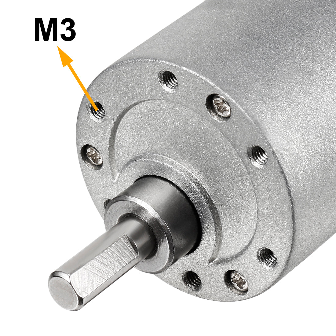 Harfington 131:1 Gearmotor with Encoder DC 12V 38RPM Encoder Gear Motor 37Dx57L mm