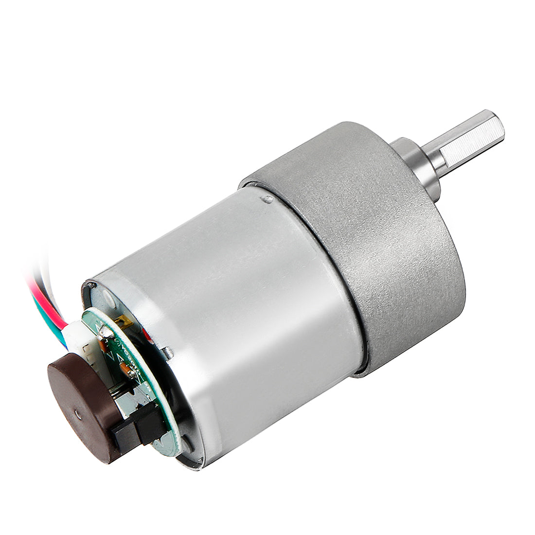 Harfington 18.8:1 Gearmotor with Encoder DC 24V 530RPM Encoder Gear Motor 37Dx52L mm