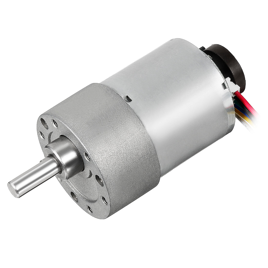Harfington 18.8:1 Gearmotor with Encoder DC 24V 530RPM Encoder Gear Motor 37Dx52L mm