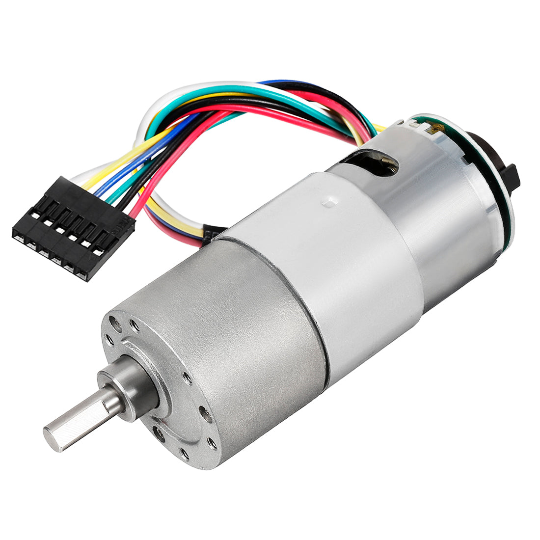 Harfington 168:1 Gearmotor with Encoder DC 12V 35RPM Encoder Gear Motor 37Dx76L mm