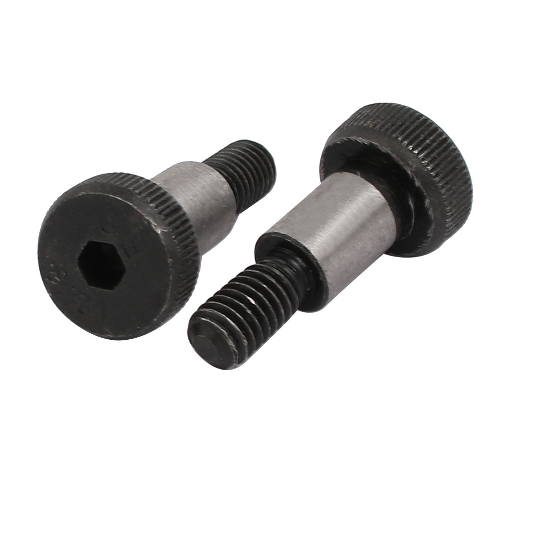 Harfington 10pcs 40Cr Steel Shoulder Bolt 8mm Shoulder Dia 12mm Shoulder Length M6x12mm Thread