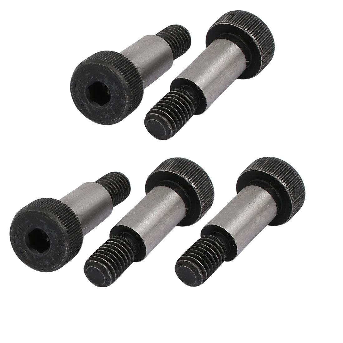 Harfington 5pcs 40Cr Steel Shoulder Bolt 10mm Shoulder Dia 20mm Shoulder Length M8x13mm Thread