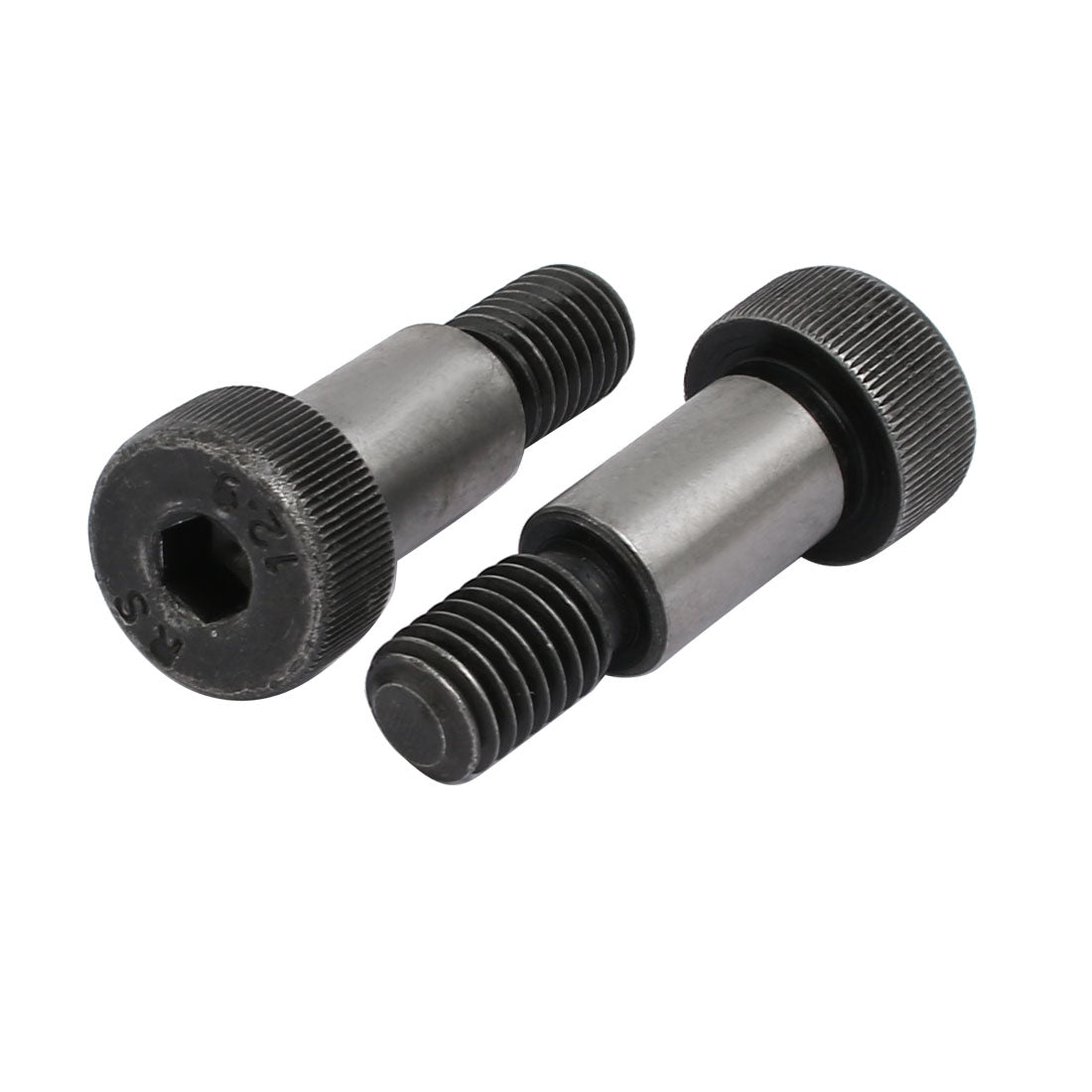 Harfington 5pcs 40Cr Steel Shoulder Bolt 12mm Shoulder Dia 20mm Shoulder Length M10x18mm Thread