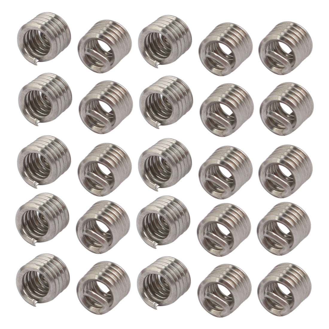 Harfington #4-40x0.168" 304 Stainless Steel Helical Coil Wire Thread Insert 25pcs