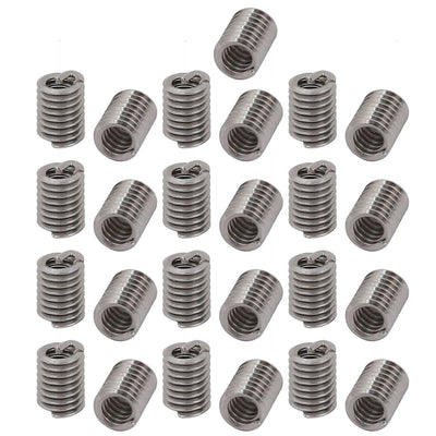 Harfington #4-40x0.28" 304 Stainless Steel Helical Coil Wire Thread Insert 25pcs