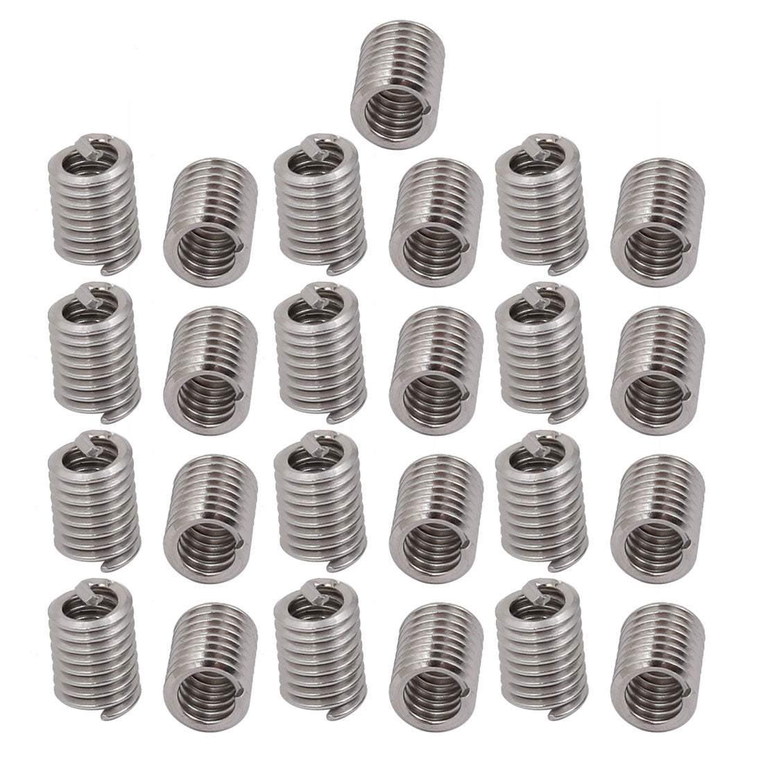 Harfington #6-32x0.345" 304 Stainless Steel Helical Coil Wire Thread Insert 25pcs