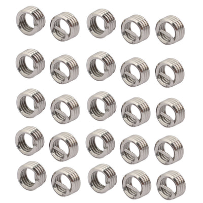 Harfington #8-32x0.164" 304 Stainless Steel Helical Coil Wire Thread Insert 25pcs