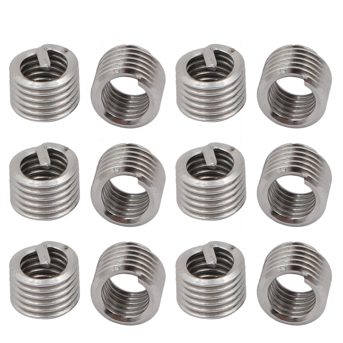 Harfington #8-32x0.246" 304 Stainless Steel Helical Coil Wire Thread Insert 12pcs
