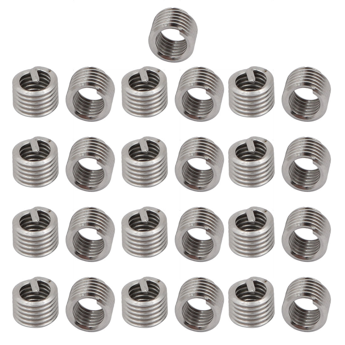 Harfington #8-32x0.246" 304 Stainless Steel Helical Coil Wire Thread Insert 25pcs