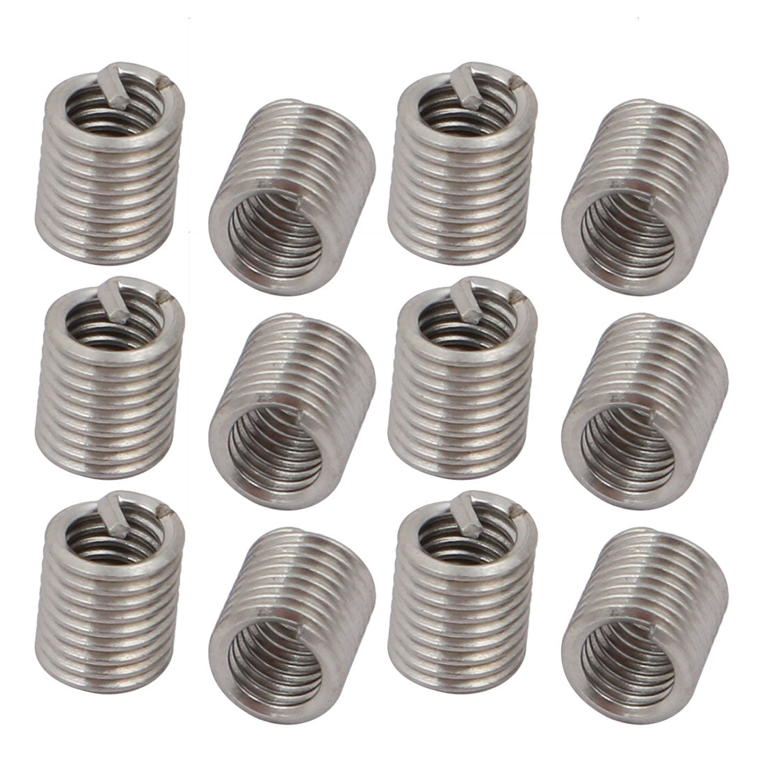 Harfington #8-32x0.328" 304 Stainless Steel Helical Coil Wire Thread Insert 12pcs