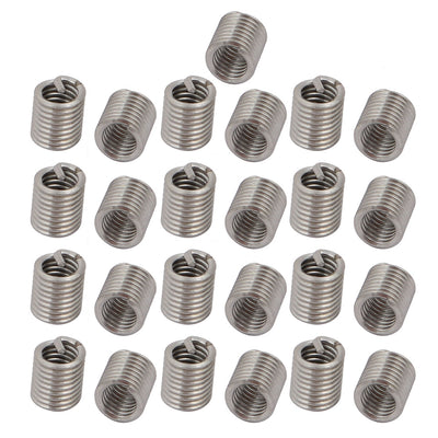 Harfington #8-32x0.328" 304 Stainless Steel Helical Coil Wire Thread Insert 25pcs