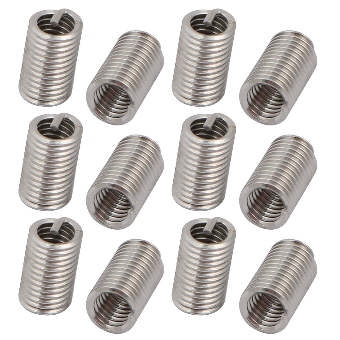 Harfington #8-32x0.492" 304 Stainless Steel Helical Coil Wire Thread Insert 12pcs