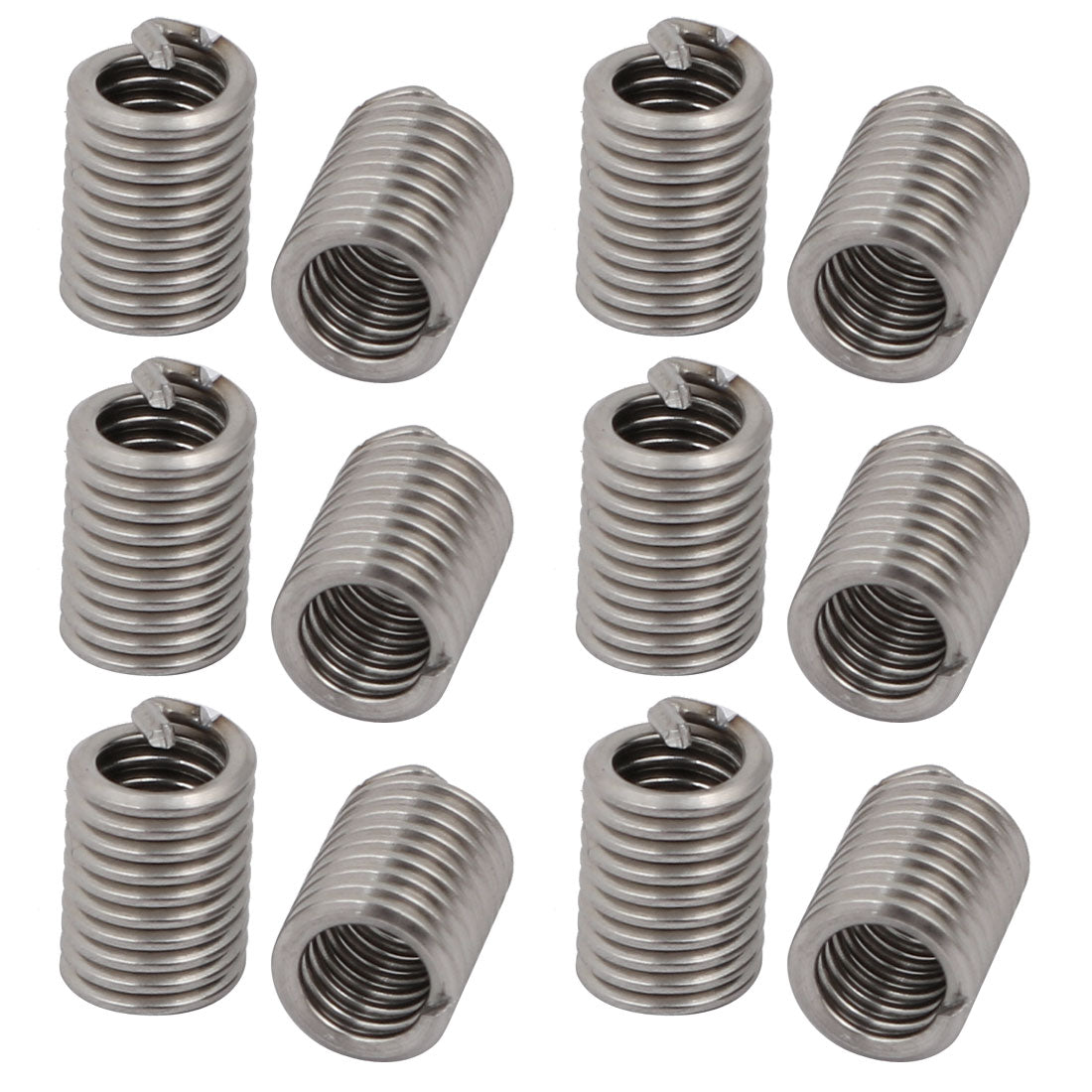 Harfington #10-24x0.475" 304 Stainless Steel Helical Coil Wire Thread Insert 12pcs
