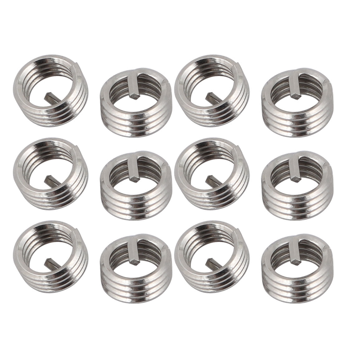 Harfington #10-32x0.19" 304 Stainless Steel Helical Coil Wire Thread Insert 12pcs