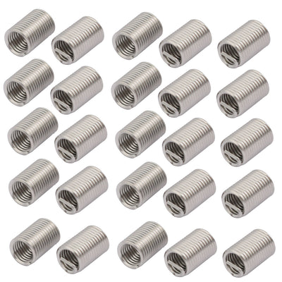 Harfington #10-32x0.57" 304 Stainless Steel Helical Coil Wire Thread Insert 25pcs