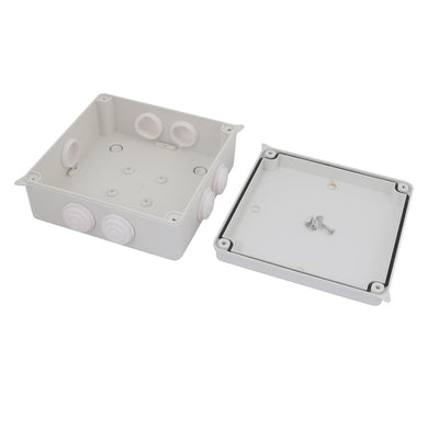 Harfington 150mm x 150mm x 70mm Electronic ABS Plastic DIY Junction Box Enclosure Case Gray