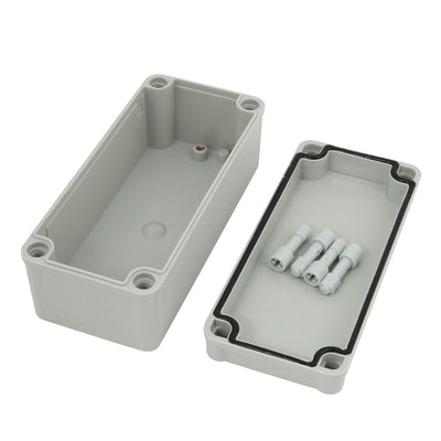 Harfington 180mm x 80mm x 70mm Electronic ABS Plastic DIY Junction Box Enclosure Case Gray