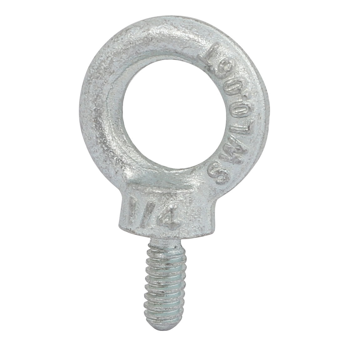 Harfington 1/4"-20 UNC Thread C15 Carbon Steel Zinc Plated Lifting Eye Bolt 10pcs