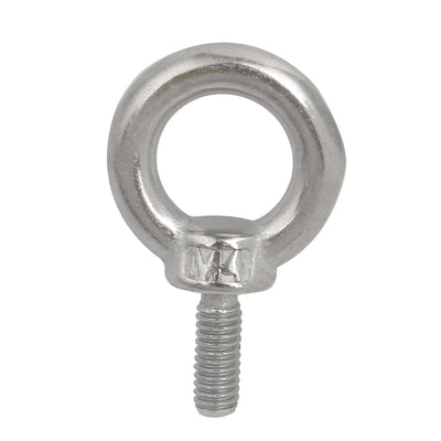 Harfington 5 Pcs M4x11mm Thread 11mm Inside Dia 19mm Outside Dia 304 Stainless Steel Lifting Eye Bolt