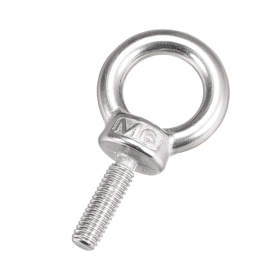 Harfington 2 Pcs M6x20mm Thread 16mm Inside Dia 27mm Outside Dia 304 Stainless Steel Lifting Eye Bolt