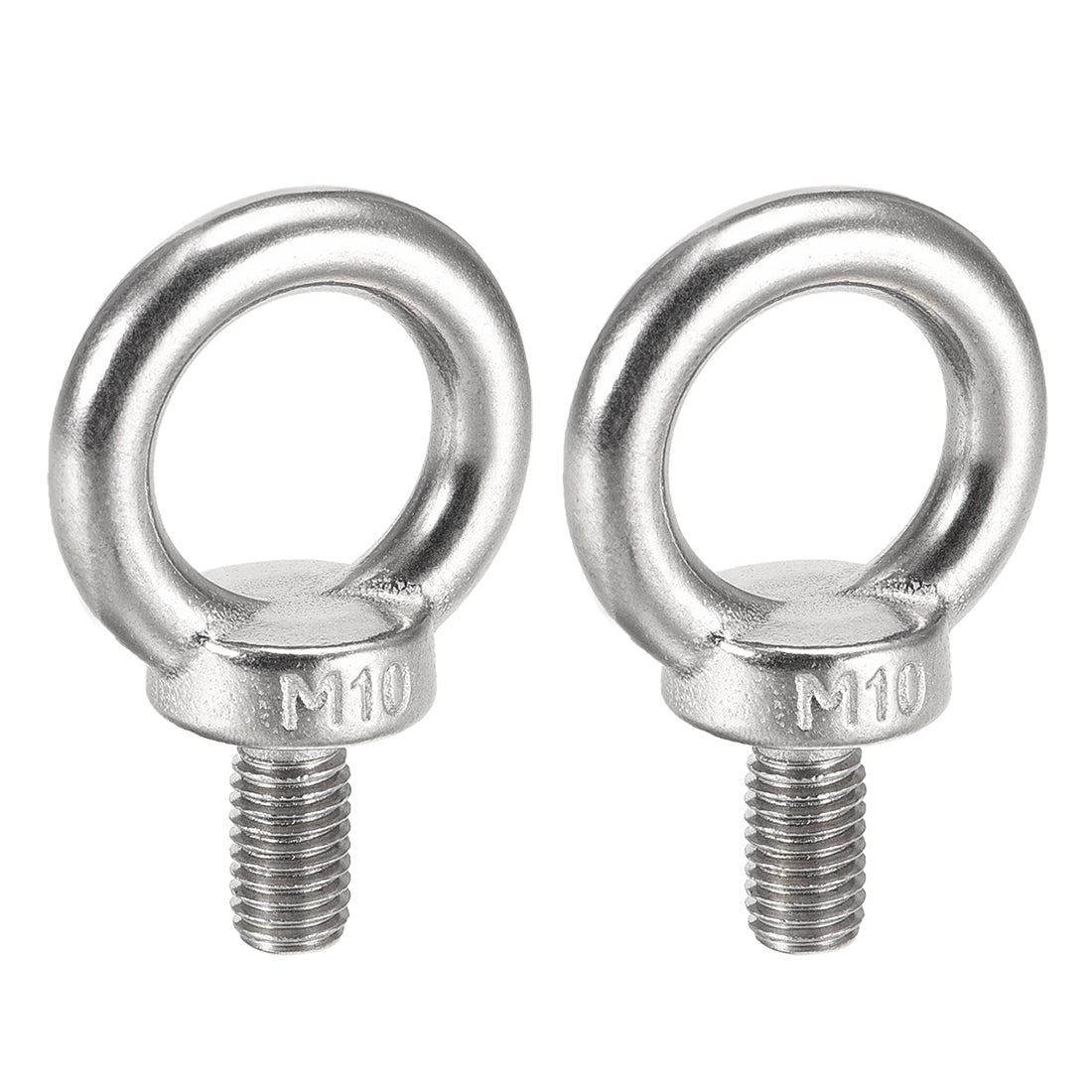 Harfington Lifting Eye Bolt M x mm Male Thread 316 Stainless Steel for Hanging, Pack of 2