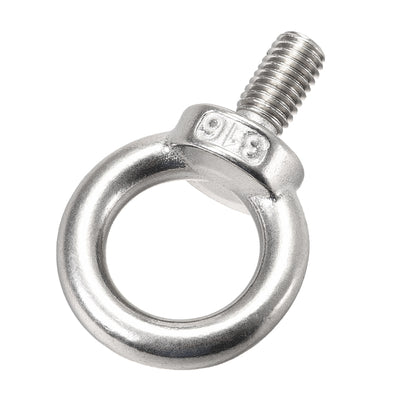 Harfington Lifting Eye Bolt M x mm Male Thread 316 Stainless Steel for Hanging, Pack of 2
