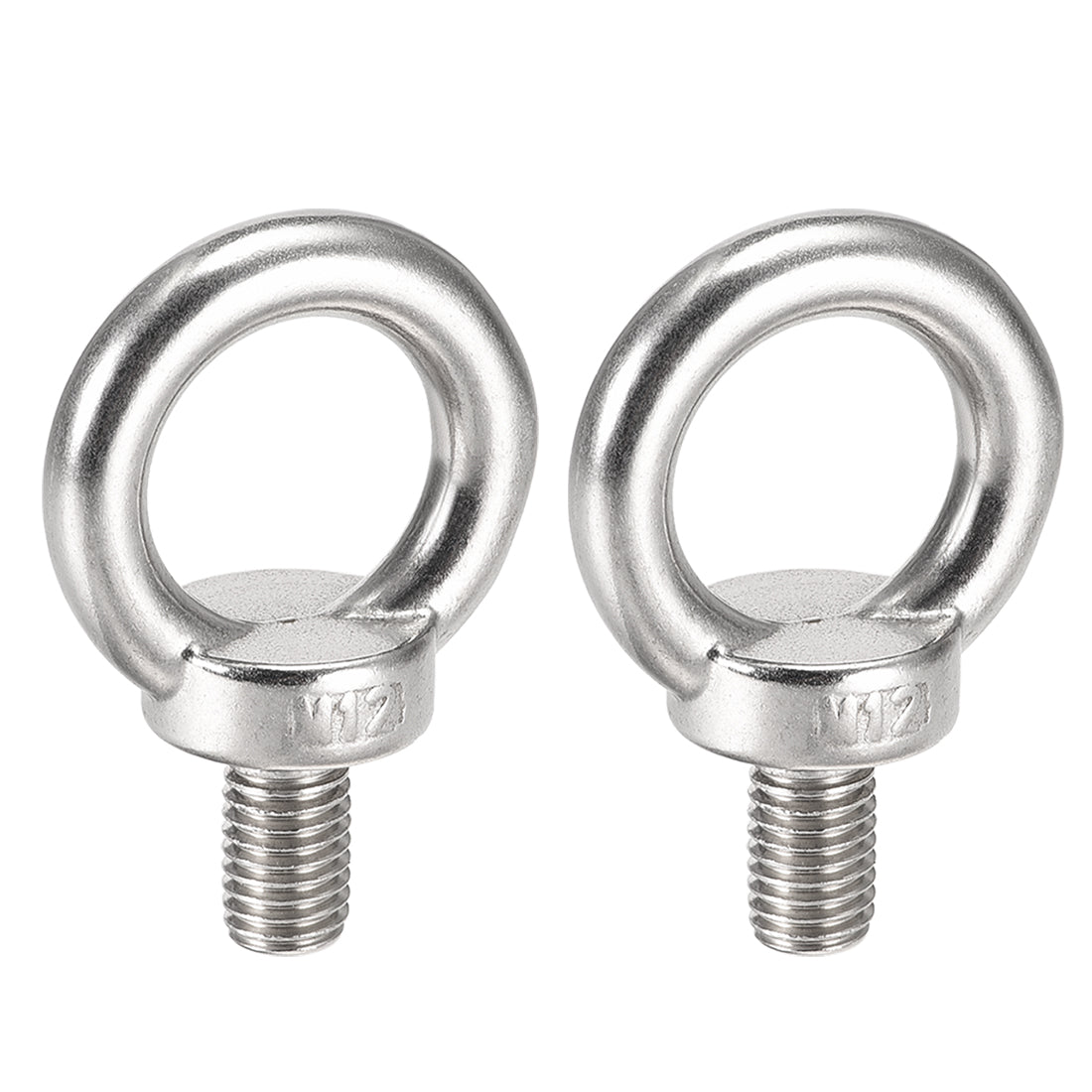 Harfington Lifting Eye Bolt M x mm Male Thread 316 Stainless Steel for Hanging, Pack of 2