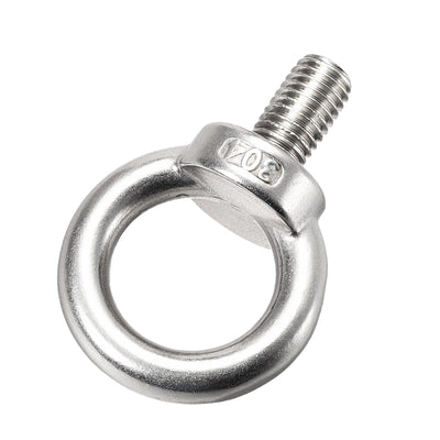 Harfington Lifting Eye Bolt M x mm Male Thread 316 Stainless Steel for Hanging, Pack of 2