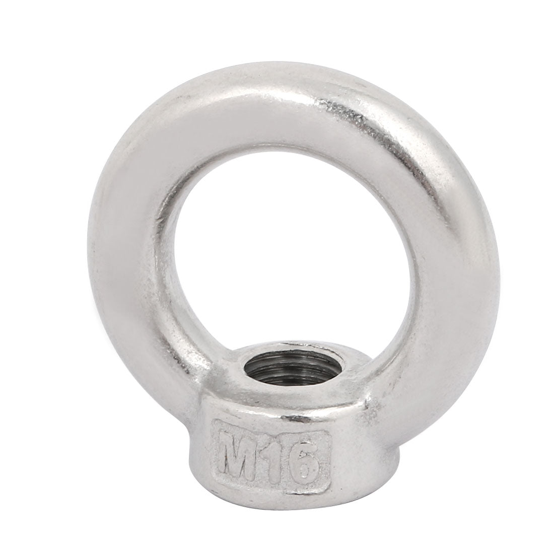 Harfington M16 Female Thread 316 Stainless Steel Ring Shaped Lifting Eye Bolt Nut