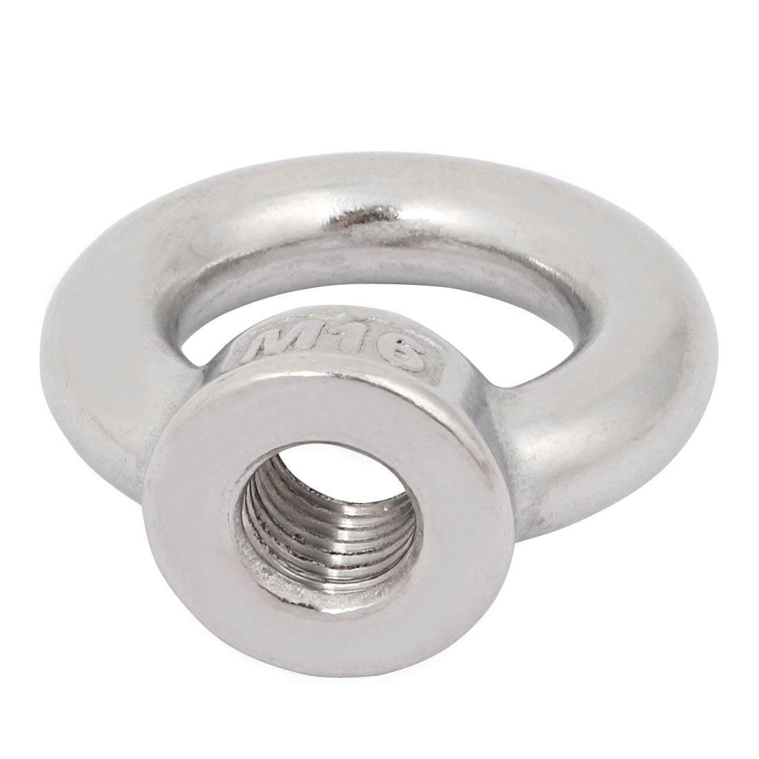 Harfington M16 Female Thread 316 Stainless Steel Ring Shaped Lifting Eye Bolt Nut