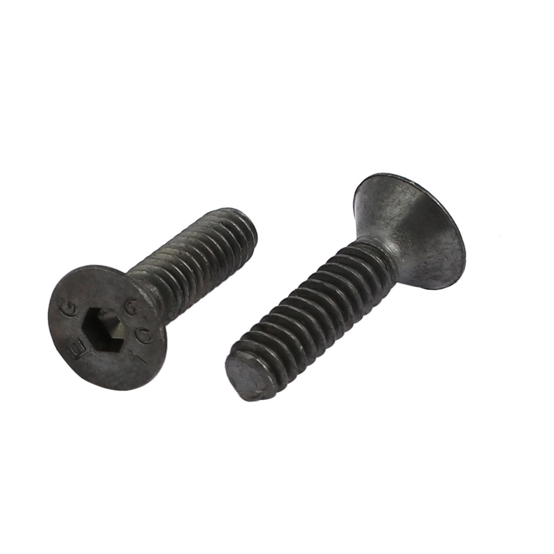 Harfington 3/16-24 x 3/4" Alloy Steel Flat Head Hex Socket Cap Screw 10pcs