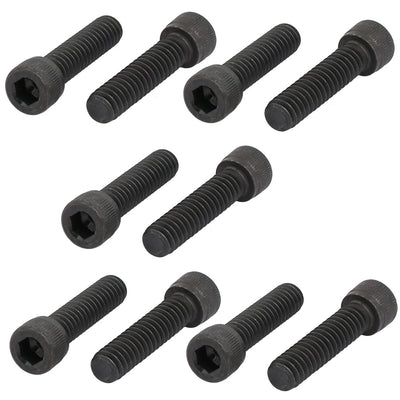 Harfington 1/4"-20 x 1" Alloy Steel 12.9 Grade Hex Socket Head Cap Screws 10pcs