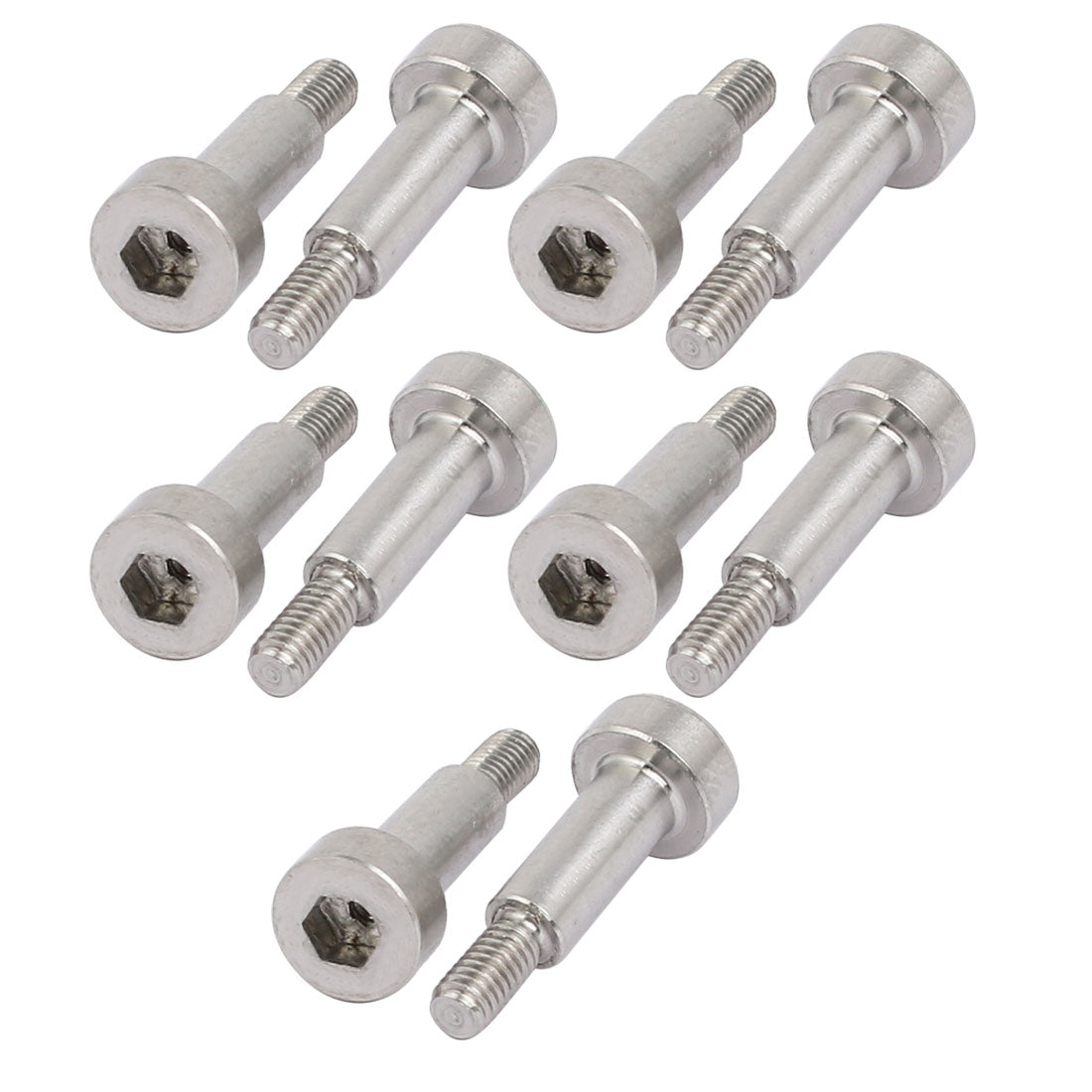 Harfington 10pcs 304 Stainless Steel Shoulder Bolt 4mm Shoulder Dia 10mm Shoulder Length M3 Thread