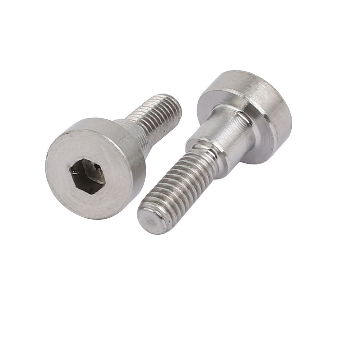 Harfington 5pcs 304 Stainless Steel Shoulder Bolt 5mm Shoulder Dia 5mm Shoulder Length M4 Thread