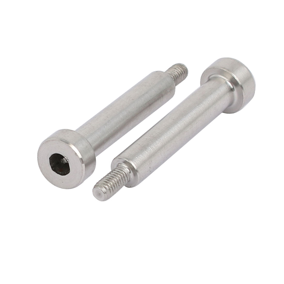 Harfington 10pcs 304 Stainless Steel Hex Socket Shoulder Bolt 5mm Shoulder Dia 25mm Shoulder Length M3 Thread