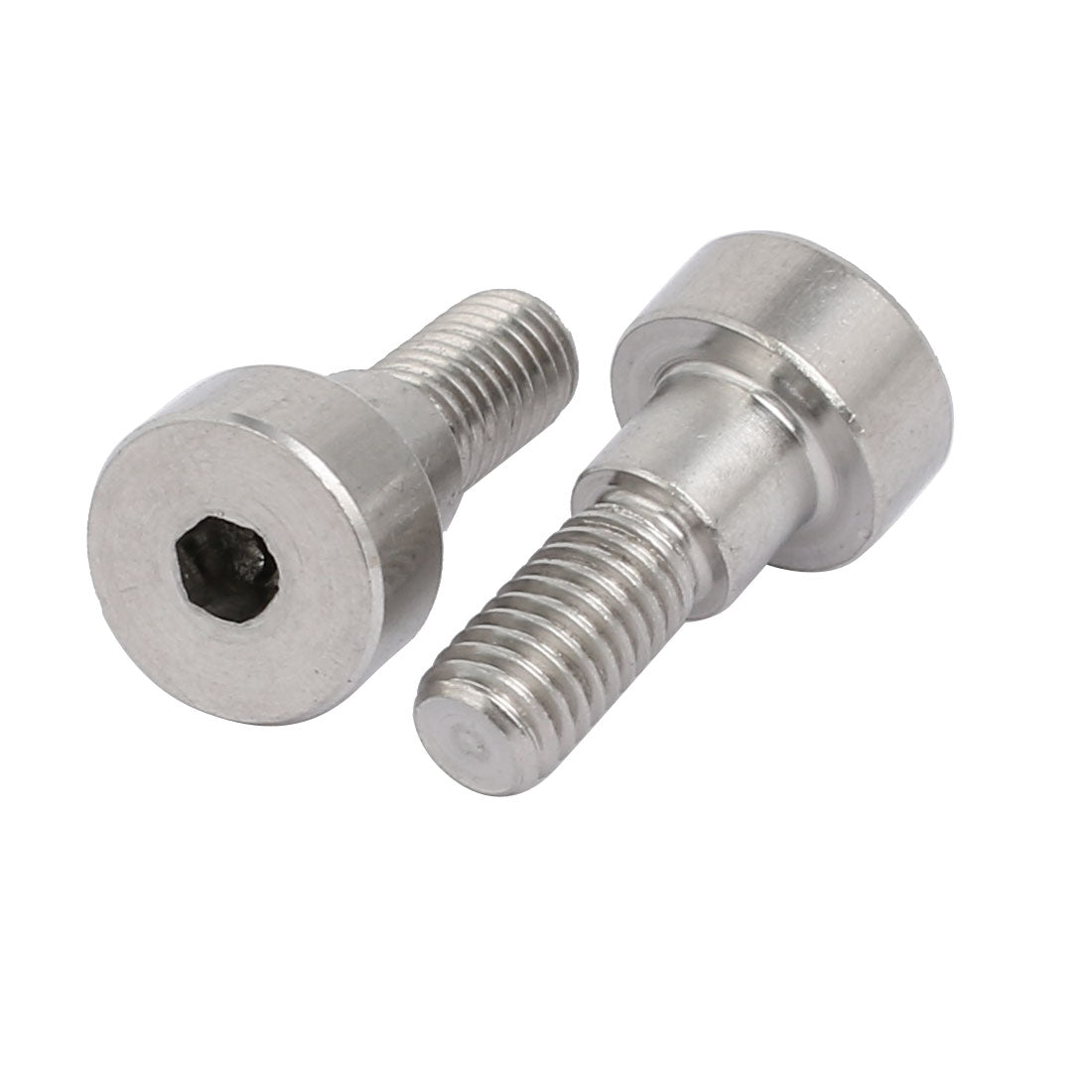 Harfington 5pcs 304 Stainless Steel Hex Socket Shoulder Bolt 6mm Shoulder Dia 5mm Shoulder Length M5 Thread
