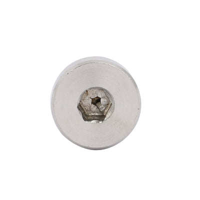 Harfington 5pcs 304 Stainless Steel Hex Socket Shoulder Bolt 8mm Shoulder Dia 6mm Shoulder Length M6 Thread