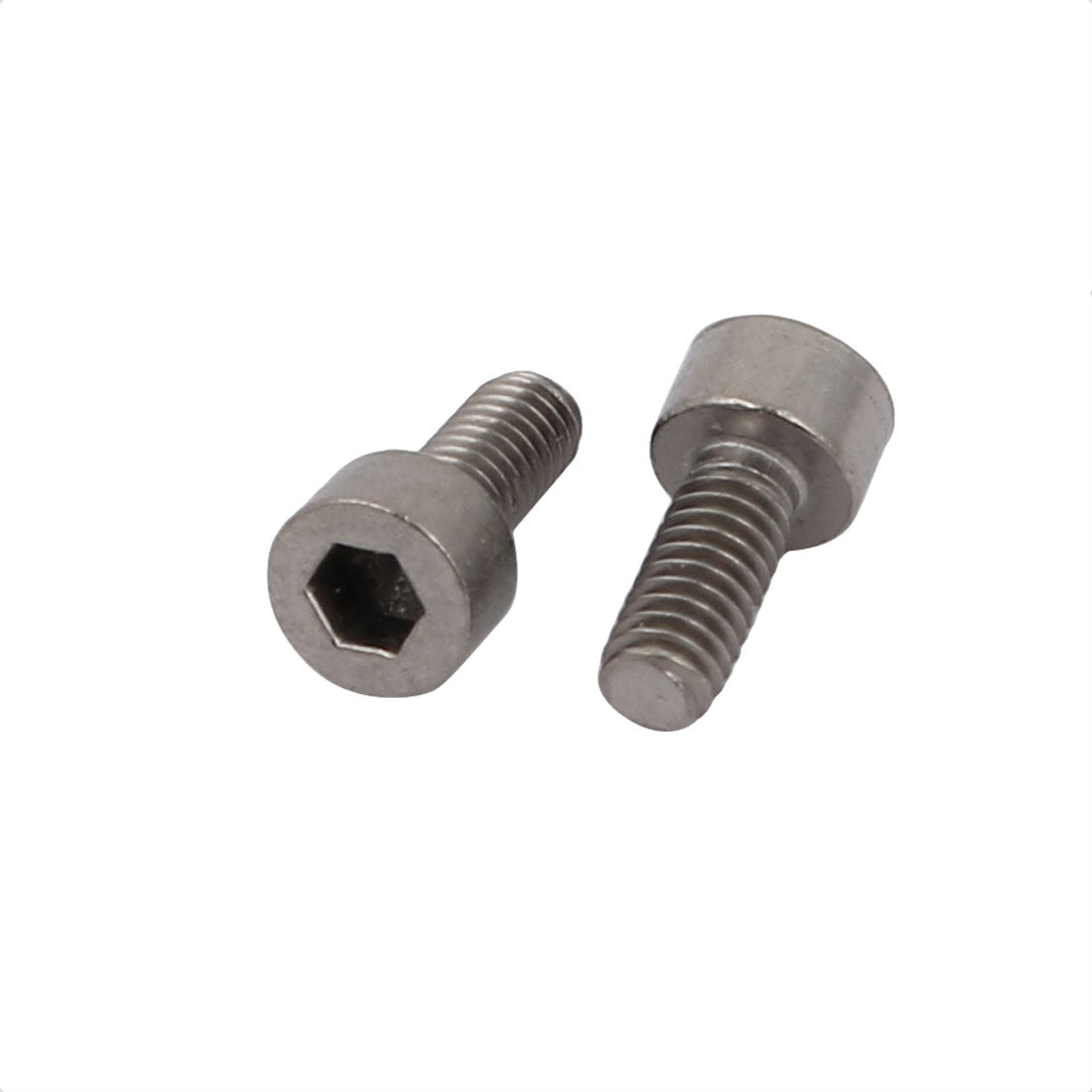 Harfington 5 Pcs M2.5x6mm Thread Hex Socket Drive Cap Head Titanium Screw