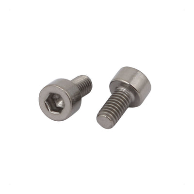 Harfington 10 Pcs M3x6mm Thread Hex Socket Drive Cap Head Titanium Screw