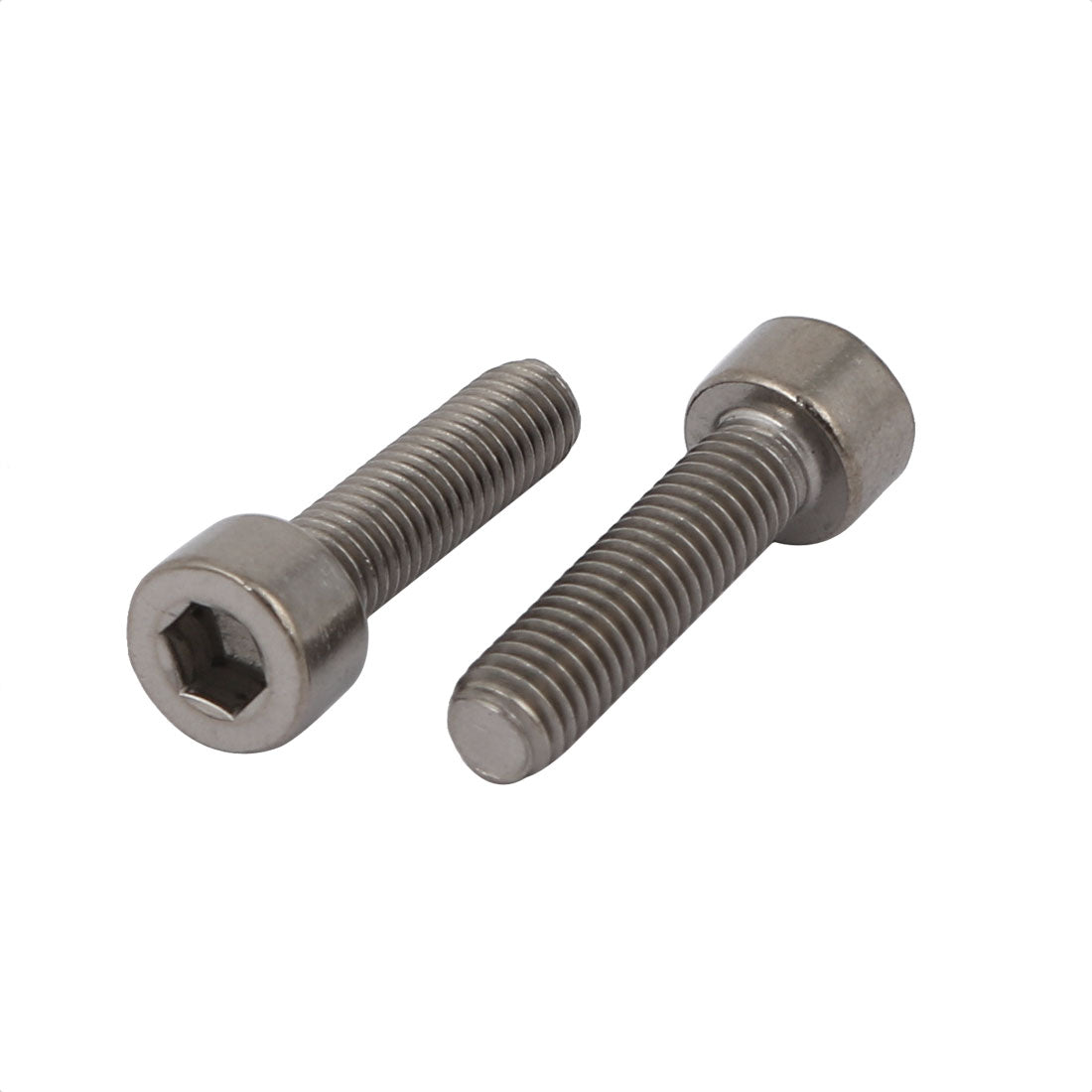 Harfington 5 Pcs M5x20mm Thread Hex Socket Drive Cap Head Titanium Screw