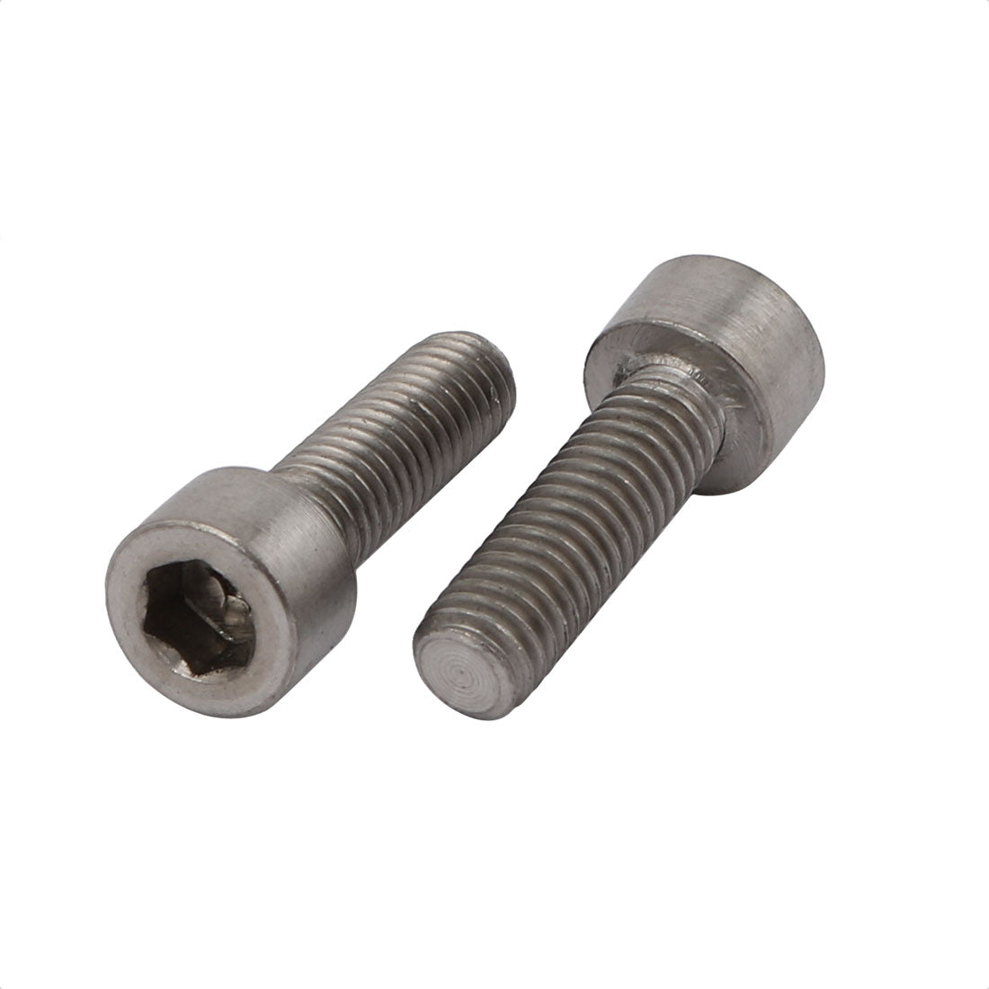 Harfington 10 Pcs M6x20mm Thread Hex Socket Drive Cap Head Titanium Screw