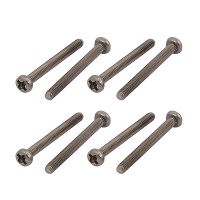 Harfington 8 Pcs M2x20mm Thread phillips Drive Pan Head Titanium Screw