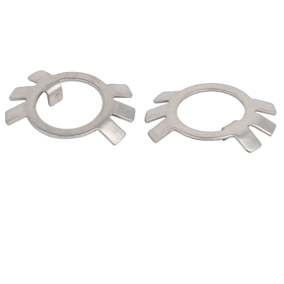 Harfington 4pcs M20 304 Stainless Steel External Tab Spindle Washer for Round Slotted Nut